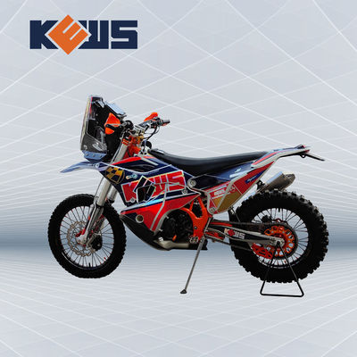 ชุดเต็ม 120KM / H รถจักรยานยนต์ Rally 450 CC Dirt Bikes รถมอเตอร์ไซด์ก้านสูง