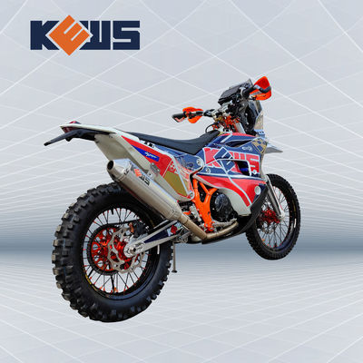 ชุดเต็ม 120KM / H รถจักรยานยนต์ Rally 450 CC Dirt Bikes รถมอเตอร์ไซด์ก้านสูง