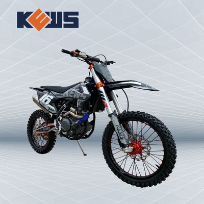 รถจักรยานยนต์ Enduro 250CC สีดำรุ่น K16 พร้อมเครื่องยนต์ Benelli Twin Cam 120KM / H