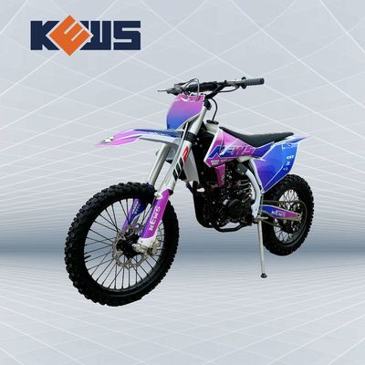 Kews Four Stroke Motocross 300CC 4 Stroke Dirt Bike สติกเกอร์สีน้ำเงิน Trail Bikes