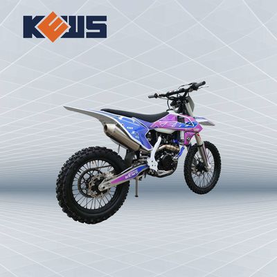 Kews Four Stroke Motocross 300CC 4 Stroke Dirt Bike สติกเกอร์สีน้ำเงิน Trail Bikes