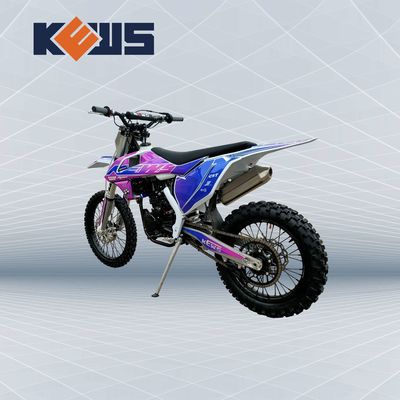 Kews Four Stroke Motocross 300CC 4 Stroke Dirt Bike สติกเกอร์สีน้ำเงิน Trail Bikes